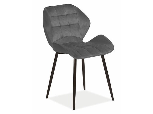 STOC 4 BUC!!!Scaun dining HALS, BLUVEL 14, gri/negru, stil modern, Signal