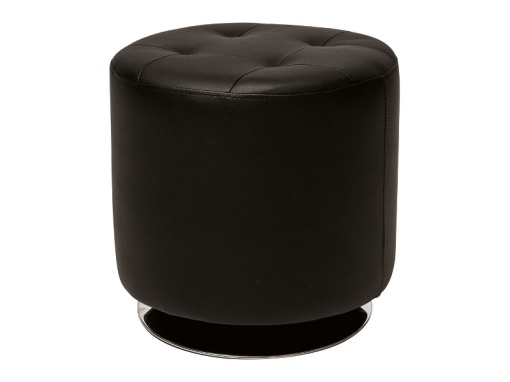 TABURET C-901 NEGRU/CROM STIL MODERN