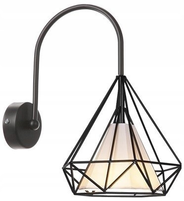 APLICA BELLO 1w, 23x28,5 cm, NEGRU, DIN OTEL SI METAL DE INALTA CALITATE, STIL MODERN, TU