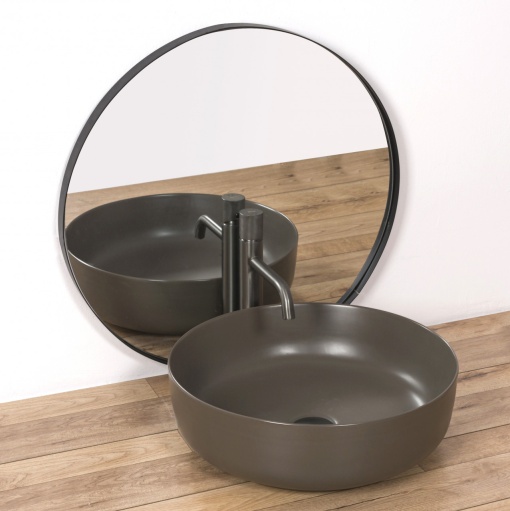 LAVOAR REA ELMA, GRI MAT, 45 CM, DIN CERAMICA, CALITATE SUPERIOARA