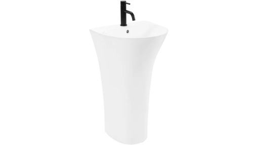 LAVOAR REA STATIV RITA SLIM, 83,5 CM, ALB, DIN CERAMICA, CALITATE SUPERIOARA