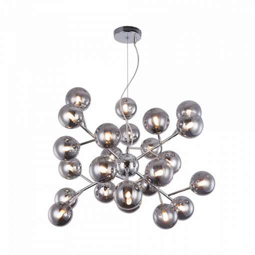 LUSTRA DALLAS MOD545PL-24CH, DIN METAL SI STICLA, STIL MODERN, MAYTONI