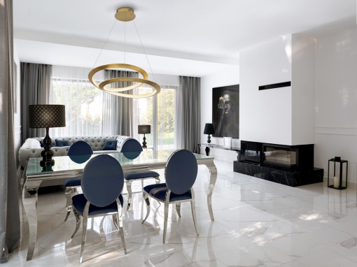 LUSTRA/PLAFONIERA ETERNITY, 60 CM, CU TELECOMANDA, AURIU/TRANSPARENT, DIN METAL, ALUMINIU SI ACRIL, STIL MODERN