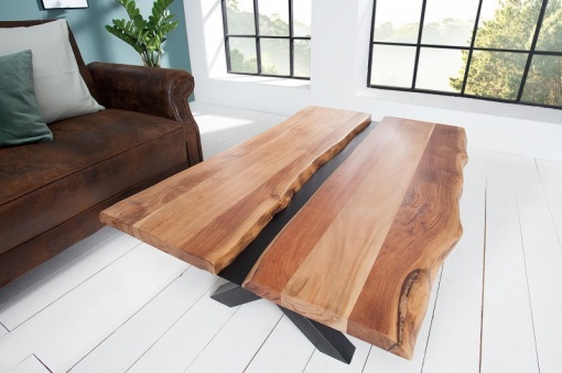 MASUTA LIVING, AMAZONAS 120CM, COD 38334, LEMN MASIV, DESIGN RUSTIC