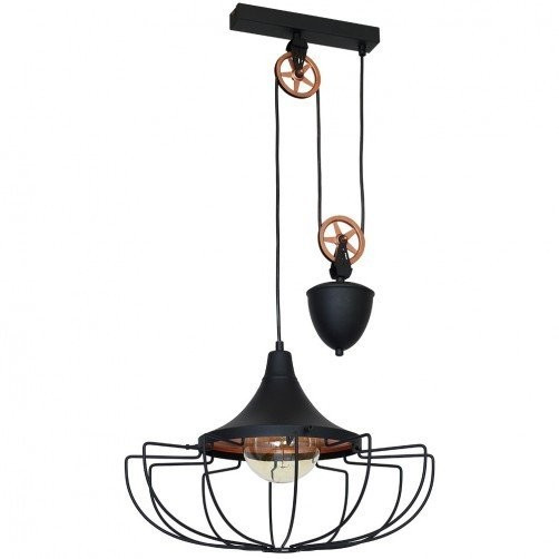 PENDUL DANTON NEGRU 902G1_L, DIN METAL, STIL VINTAGE, ALDEX