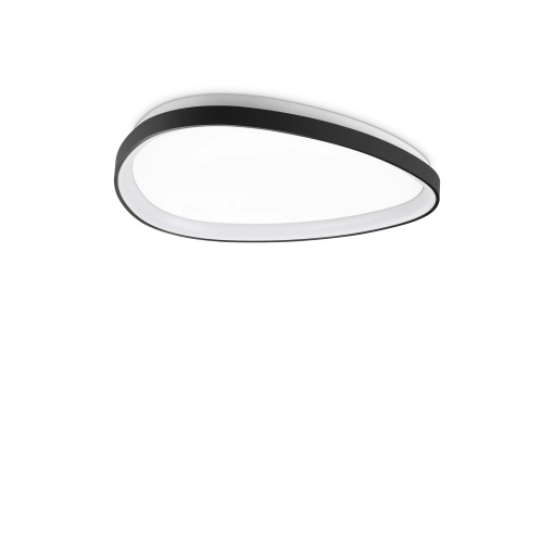 PLAFONIERA GEMINI PL D061, NEGRU, DIN METAL, STIL MODERN