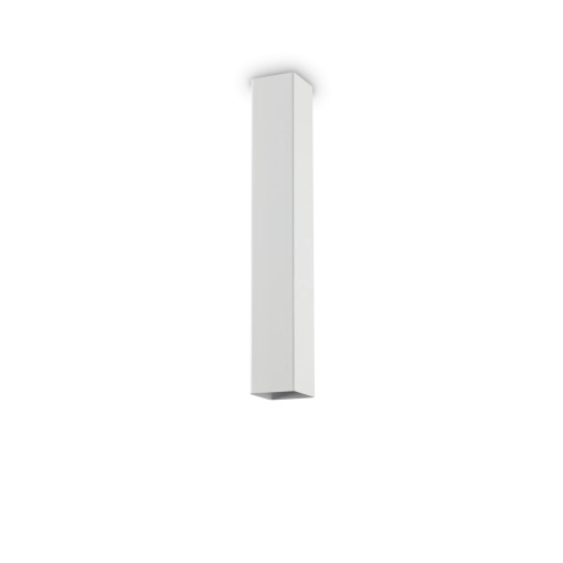 PLAFONIERA SKY PL1 H40, ALB, DIN METAL, STIL MODERN