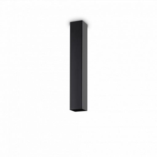 PLAFONIERA SKY PL1 H40, NEGRU, DIN METAL, STIL MODERN