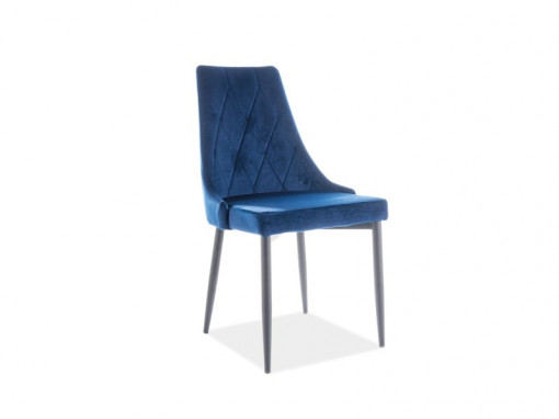 SCAUN DINING, TRIX B, ALBASTRU GRANIT/NEGRU, STIL MODERN, SIGNAL