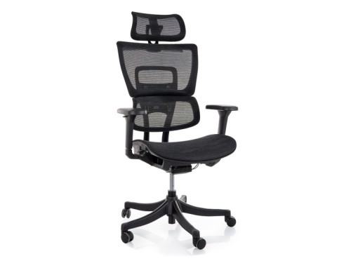 SCAUN OFFICE, ERGONOMIC, WINNER LUX NEGRU, MULTIBLOCK, CU BRATE 4D AJUSTABILE, STIL MODERN