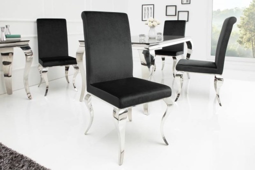 SET 2 SCAUNE DINING, ELEGANT, BAROC, TAPITAT IN CATIFEA, LUX DESIGN CLASIC, ARTIM GROUP