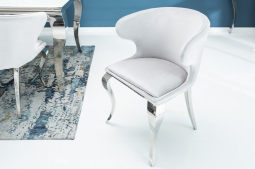 SET 4 SCAUNE GRI BAROCK II 38872 DESIGN MODERN