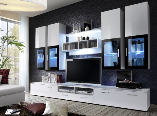SET MODULAR LIVING LYRACU LED, WS LY, STIL MODERN, ASM