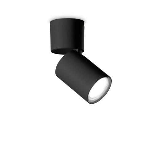 SPOT TOBY PL1, NEGRU, DIN ALUMINIU, STIL MODERN