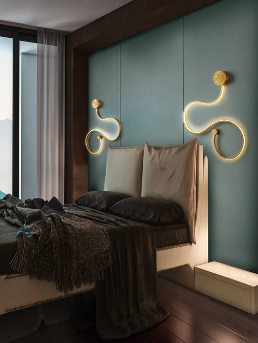 APLICA GRAFOS, 59 CM, AURIU/OPAL, DIN OTEL, ALUMINIU SI SILICON, STIL MODERN