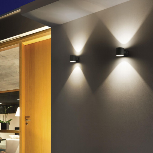APLICA SNIF ROUND AP1 NERO STIL MODERN IDEAL LUX