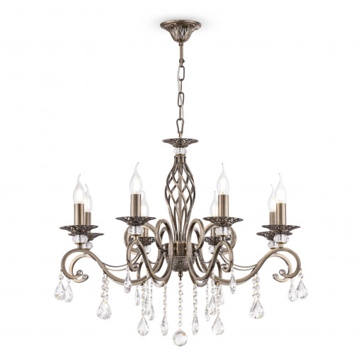 CANDELABRU GRACE RC247-PL-08-R, DIN METAL SI STICLA, STIL MODERN, MAYTONI