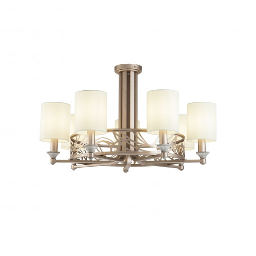 CANDELABRU VITTORIA H004CL-07BG, DIN METAL SI TEXTIL, STIL MODERN, MAYTONI