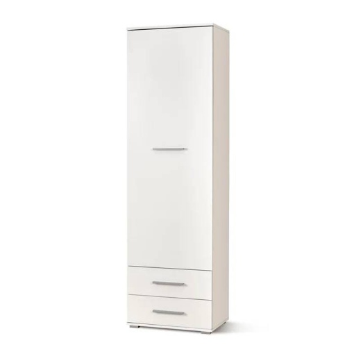 DULAP LIMA REG-1, ALB, DIN PAL MELAMINAT, STIL MODERN