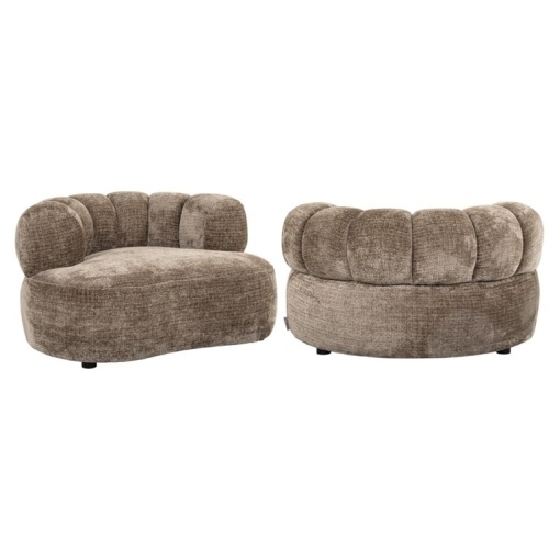 FOTOLIU LOUNGE PENELOPE NIAGARA 104 STONE CHENILLE, S5159, TAPITERIE CHENILLE, STIL MODERN
