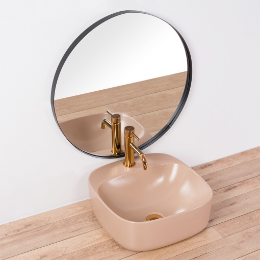 LAVOAR REA LUIZA, BEJ MAT, 42,5 CM, DIN CERAMICA, CALITATE SUPERIOARA