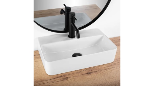 LAVOAR REA NAOMI, ALB, 45,5 CM, DIN CERAMICA, CALITATE SUPERIOARA