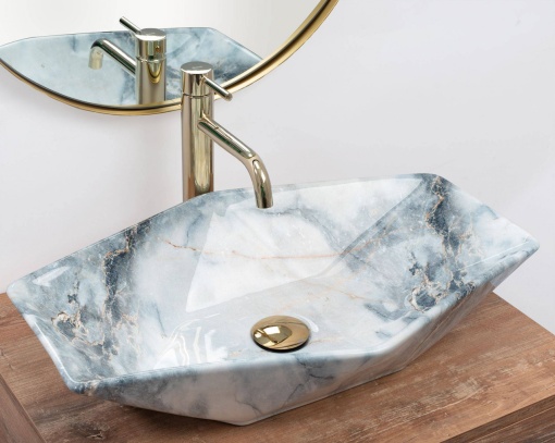 LAVOAR REA VEGAS, GRANIT, EFECT DE MARMURA, 57 CM, DIN CERAMICA, CALITATE SUPERIOARA