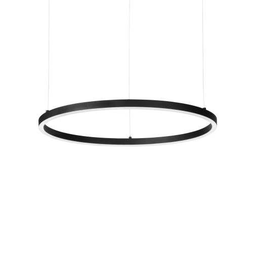 LUSTRA ORACLE SLIM ROUND SP D070 DALI/PUSH, NEGRU MAT, DIN ALUMINIU SI POLICARBONAT, STIL MODERN