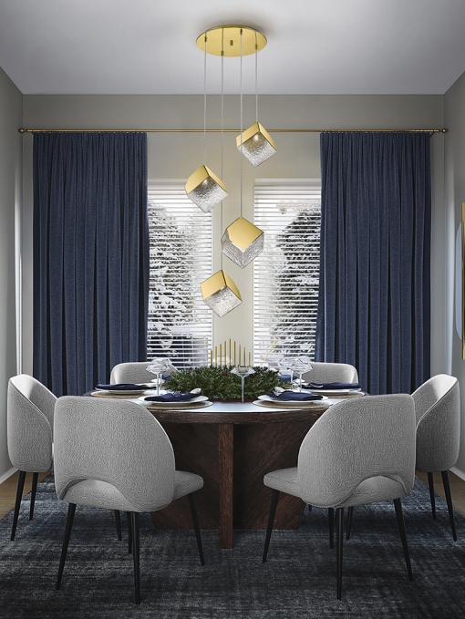 LUSTRA/PLAFONIERA PRISCILA, 50 CM, AURIU/TRANSPARENT, DIN METAL, OTEL SI STICLA, STIL MODERN