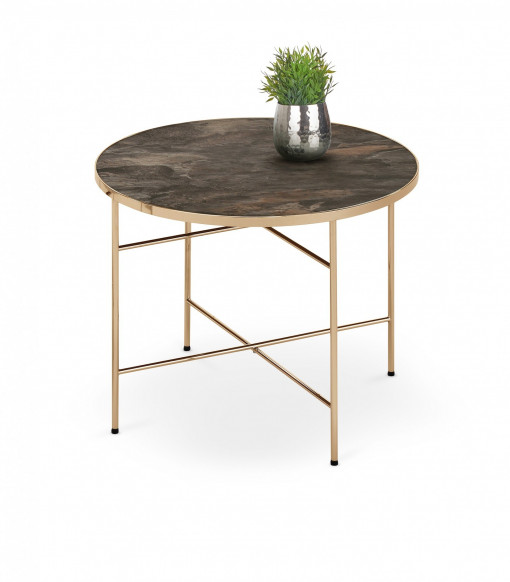 MASUTA DE CAFEA ISABELLE 60 - MARMURA - DESIGN MODERN - HALMAR