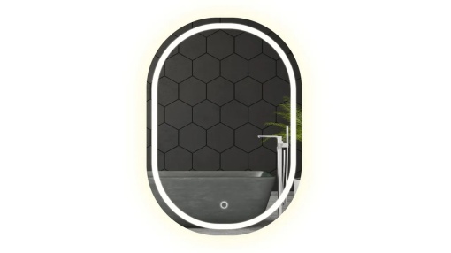 OGLINDA BAIE REA P10408, CU LED, 80x60CM, DIN STICLA, CALITATE SUPERIOARA