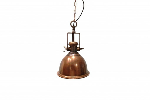 PENDUL DIN METAL, INDUSTRIAL, COD 41271, CUPRU, ASPECT RETRO