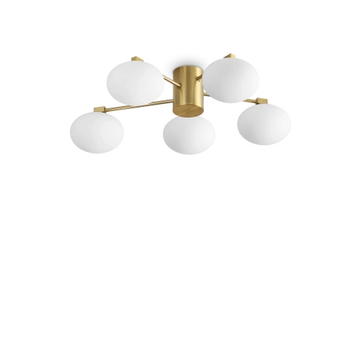 PLAFONIERA HERMES PL5 D60, ALAMA, DIN METAL, STIL MODERN