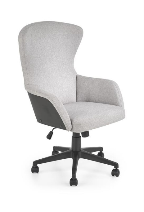 SCAUN DE BIROU DOVER GRI DESCHIS/NEGRU STIL MODERN HALMAR