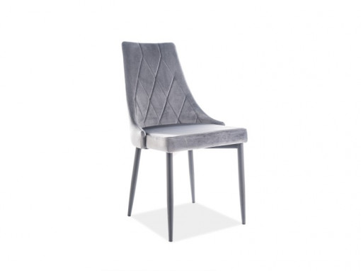 SCAUN DINING, TRIX B, GRI/NEGRU, STIL MODERN, SIGNAL