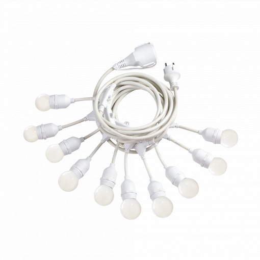 SUSPENSIE FIESTA SP10, ALB, DESIGN MODERN, IDEAL LUX