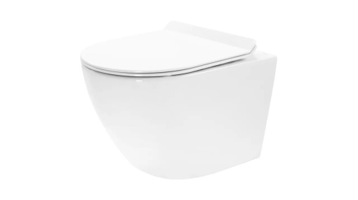VAS DE TOALETA SUSPENDAT REA CARTER N2 RIMLESS, ALB, DIN CERAMICA, CALITATE SUPERIOARA