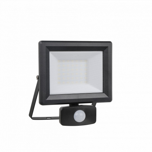 APLICA DE EXTERIOR, FLOOD SENSOR 30W, NEGRU, DESIGN MODERN, IDEAL LUX