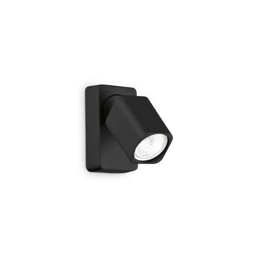 APLICA RUDY AP1 SQUARE, NEGRU, DIN ALUMINIU, STIL MODERN
