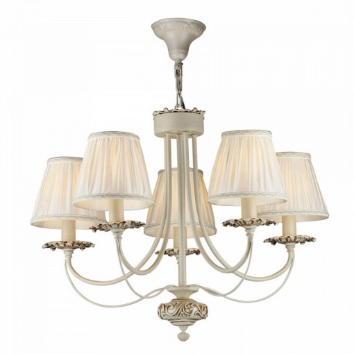 CANDELABRU OLIVIA ARM326-05-W, DIN METAL SI ORGANZA, STIL CLASIC, MAYTONI