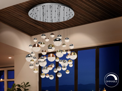 LUSTRA/PLAFONIERA LED SPHERE 794691K CU CONECTARE BLUETOOTH - DESIGN MODERN - SCHULLER
