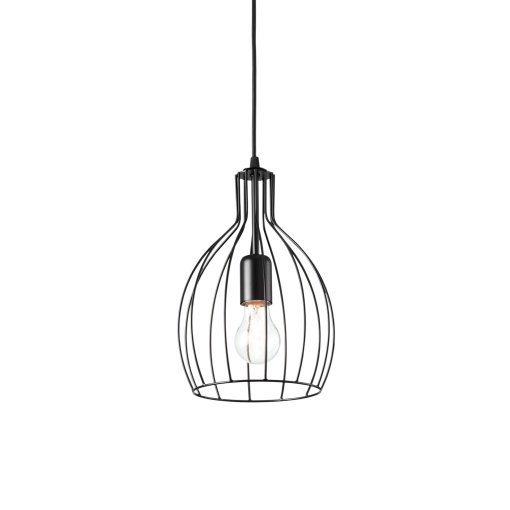 PENDUL AMPOLLA-2 SP1, NEGRU, DIN METAL, STIL VINTAGE