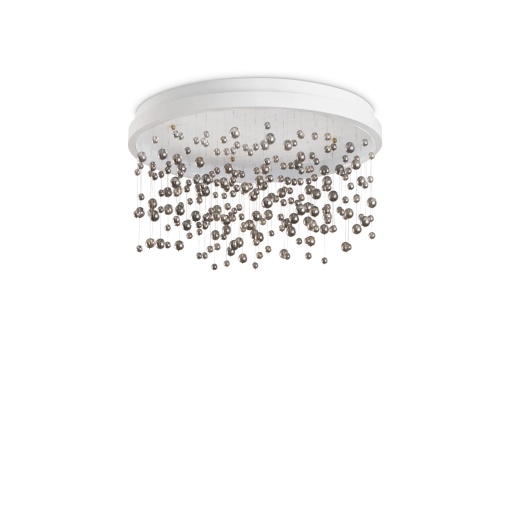 PLAFONIERA ARMONY PL D60, ALB, DIN METAL, STIL MODERN