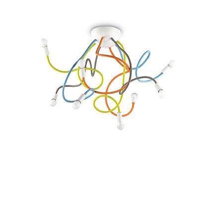 PLAFONIERA MULTIFLEX PL8, MULTICOLOR, DIN METAL, STIL MODERN
