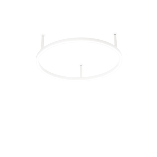 PLAFONIERA ORACLE SLIM PL D050 ROUND, ALB, DIN POLICARBONAT, STIL MODERN