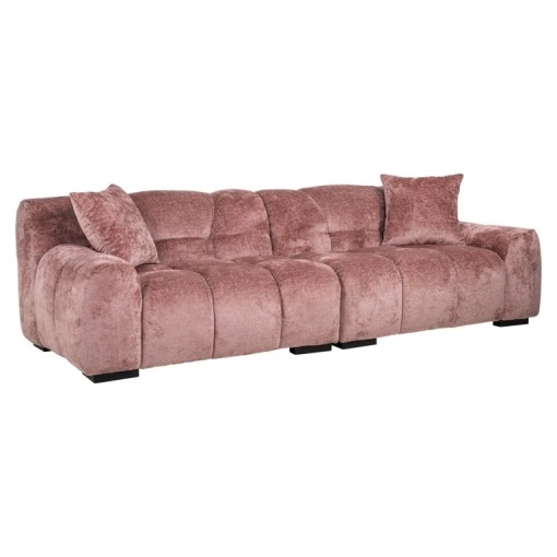 SOFA CHARELLE ROZ CHENILLE BERGEN 705, S4727, CONFECTIONATA DIN PLACAJ, PIN, SPUMA, LEMN DE MESTEACAN, RICHMOND INTERIOR