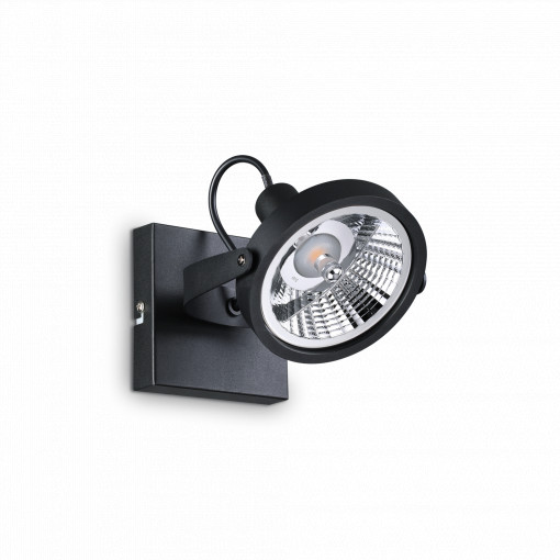 SPOT GLIM PL1, NEGRU, DIN METAL, STIL MODERN