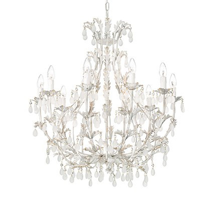 CANDELABRU PRELUCRAT MANUAL CASCINA SP10, ALB,, DESIGN CLASIC, IDEAL LUX