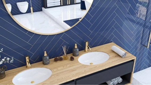 LAVOAR REA INCASTRAT NEL, 47,5 CM, ALB, DIN CERAMICA, CALITATE SUPERIOARA