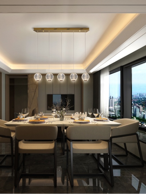 LUSTRA/PLAFONIERA AUSTRAL, 96 CM, AURIU/TRANSPARENT, DIN METAL SI ACRIL OPTIC, STIL MODERN
